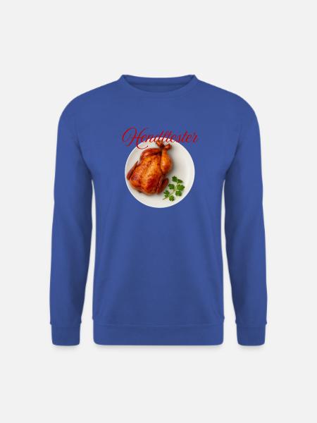 HendlHester Coq au Vin Illustration - Unisex Pullover - Royalblau