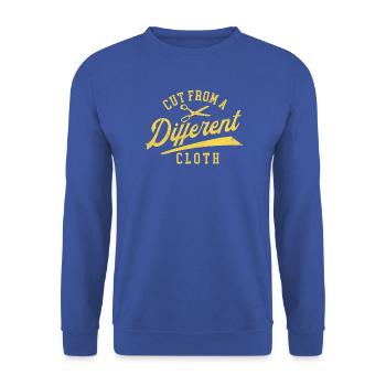 Aus einem anderen Holz geschnitzt Hip Hop Mindset - Unisex Pullover - Royalblau - Vorne - Alina (178cm) & Michal (187cm)