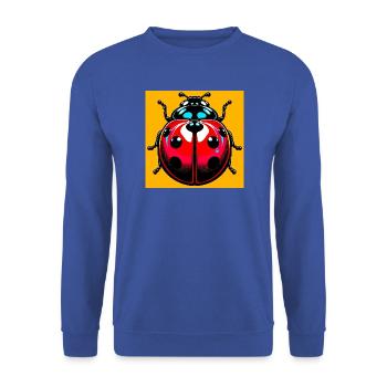 Marienkäfer - Unisex Pullover - Royalblau - Vorne - Alina (178cm) & Michal (187cm)