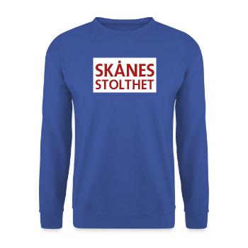 Der Stolz von Skåne - Unisex Pullover - Royalblau - Vorne - Alina (178cm) & Michal (187cm)