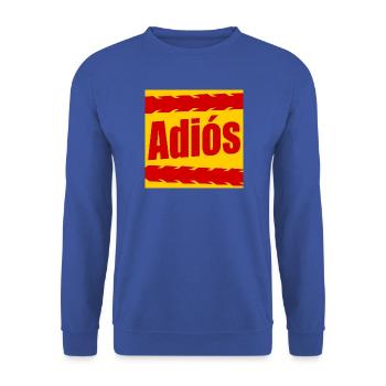 Auf Wiedersehen Radfahrer - Unisex Pullover - Royalblau - Vorne - Alina (178cm) & Michal (187cm)