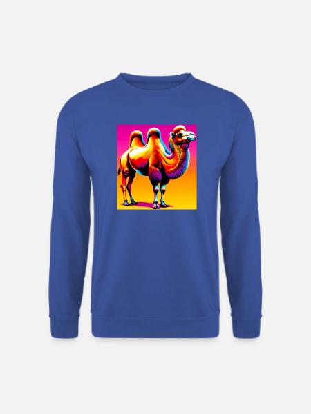 Kamel - Unisex Pullover - Royalblau