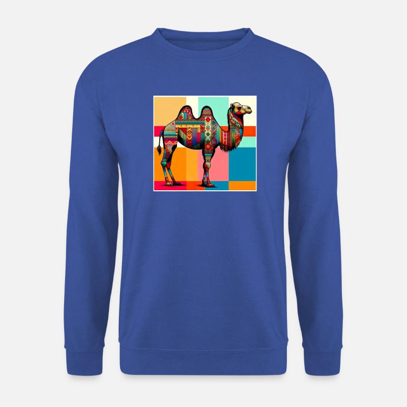 Kamel - Unisex Pullover - Royalblau