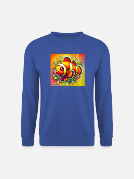 Clownfisch - Unisex Pullover - Royalblau