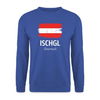 Ischgl - Unisex Pullover - Royalblau - Vorne - Alina (178cm) & Michal (187cm)