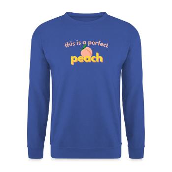 Der Sommer, in dem ich hübsch wurde - Perfekter Pfirsich - Unisex Pullover - Royalblau - Vorne - Alina (178cm) & Michal (187cm)