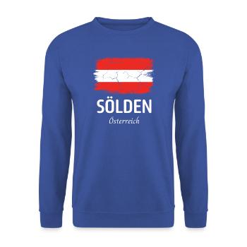 Sölden - Unisex Pullover - Royalblau - Vorne - Alina (178cm) & Michal (187cm)