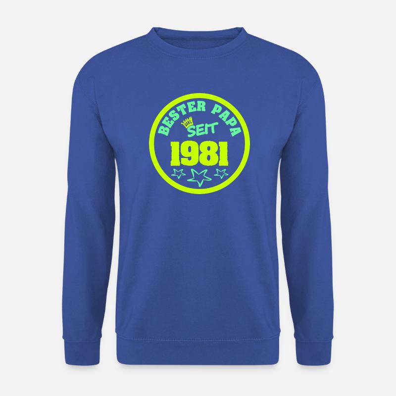 Vater 1981 - Unisex Pullover - Royalblau