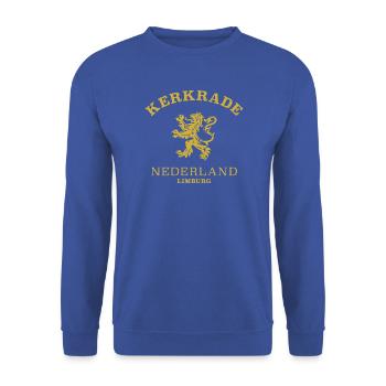 Kerkrade Nederland Netherlands - Unisex Pullover - Royalblau - Vorne - Alina (178cm) & Michal (187cm)