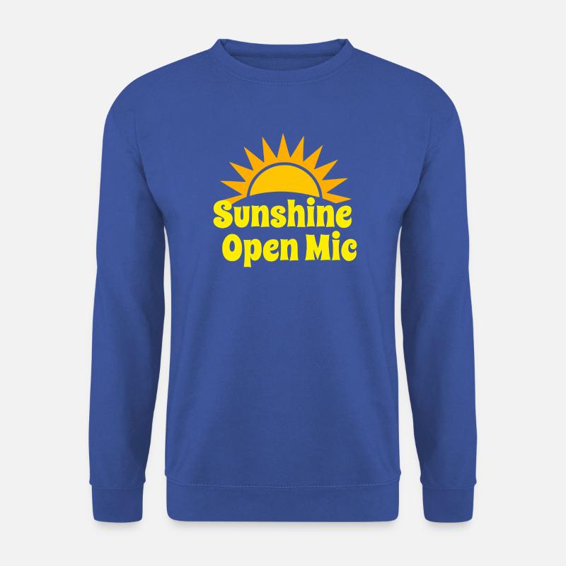 Sunshine Open Mic - Unisex Pullover - Royalblau