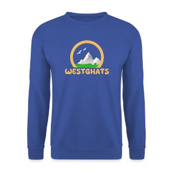 Trekking Westghats - Unisex Pullover - Royalblau - Vorne - Alina (178cm) & Michal (187cm)