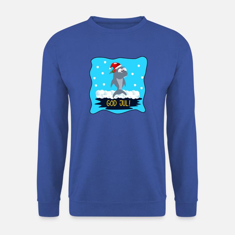 Frohe Weihnachten Lustiger Hai - Unisex Pullover - Royalblau