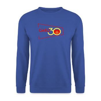 Gard 30 - Unisex Pullover - Royalblau - Vorne - Alina (178cm) & Michal (187cm)