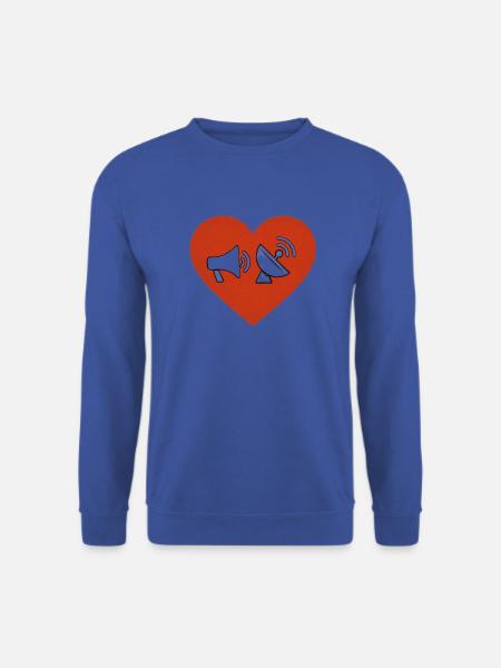 Herz der Kommunikation - Unisex Pullover - Royalblau