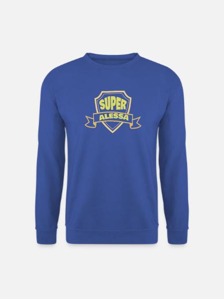 Frauenname Alessa - Unisex Pullover - Royalblau