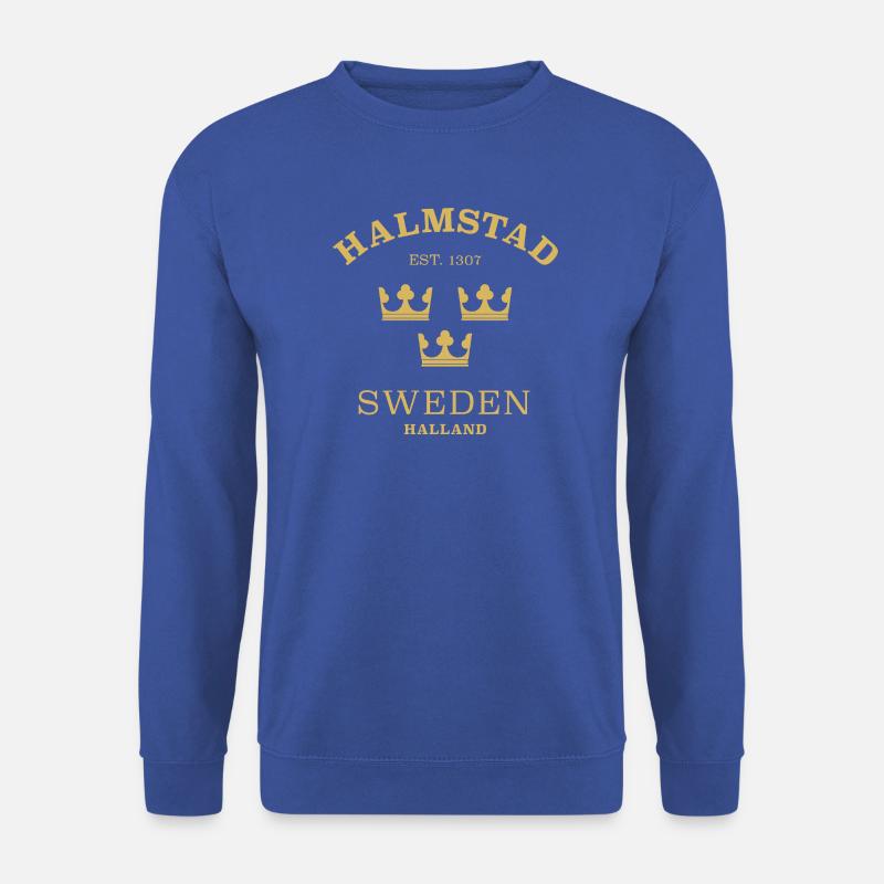 Halmstad Sverige Sweden - Unisex Pullover - Royalblau