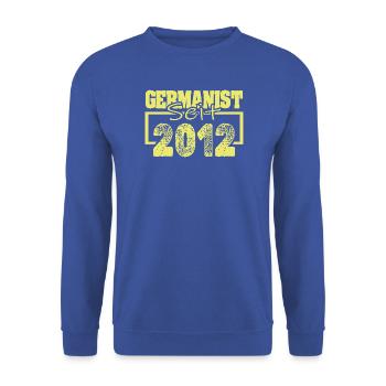 Studium 2012 - Unisex Pullover - Royalblau - Vorne - Alina (178cm) & Michal (187cm)