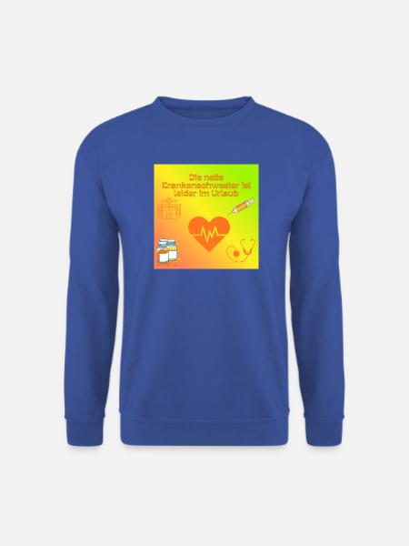 Krankenschwester im Urlaub Humor - Unisex Pullover - Royalblau