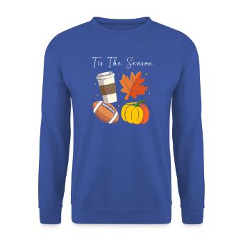 Thanksgiving Mama Mutter Oma Großmutter - Unisex Pullover - Royalblau - Vorne - Alina (178cm) & Michal (187cm)