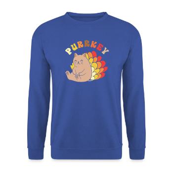 Thanksgiving Mama Mutter Oma Großmutter - Unisex Pullover - Royalblau - Vorne - Alina (178cm) & Michal (187cm)