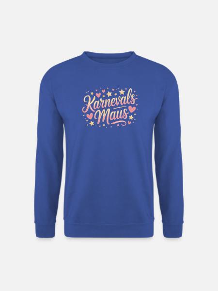 Karnevalsmaus Karneval Köln Kölner Karnevals Maus - Unisex Pullover - Royalblau