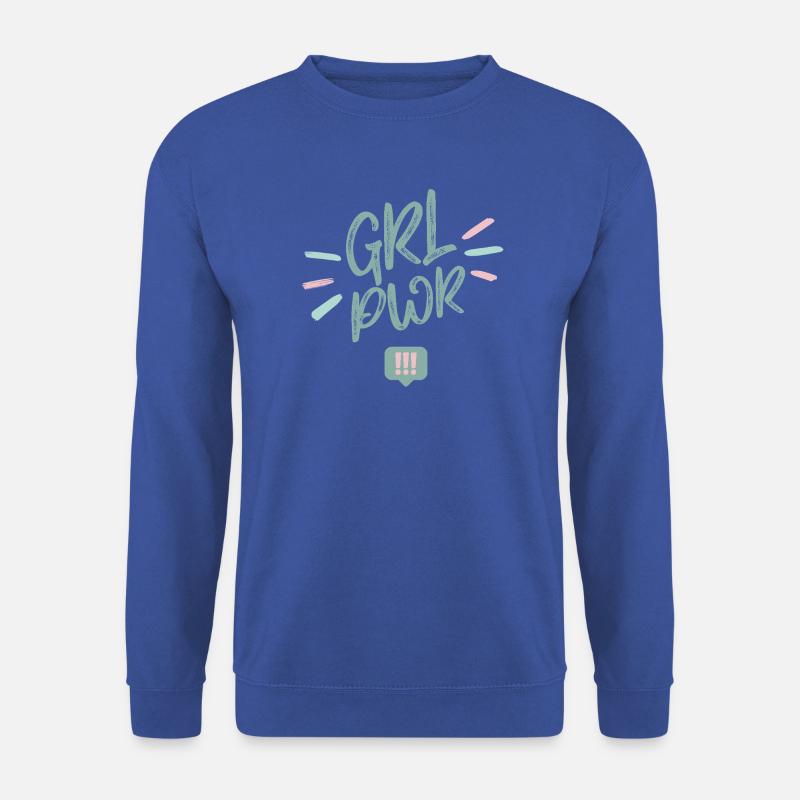Die Drei !!! Girl Power  - Unisex Pullover - Royalblau