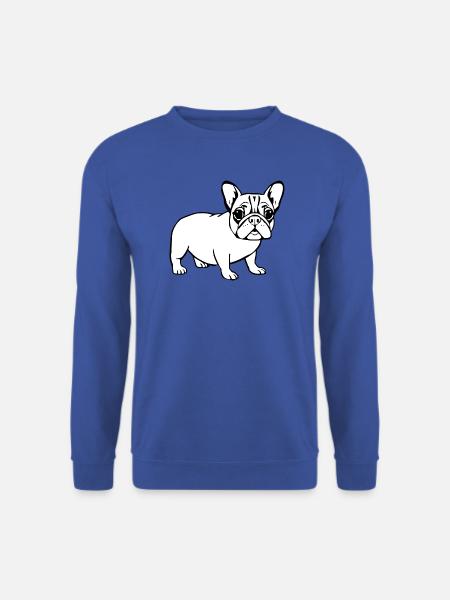 französische Bulldogge Hunde T-shirt Geschenk - Unisex Pullover - Royalblau