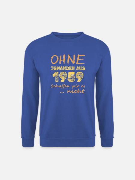 es 1959 - Unisex Pullover - Royalblau