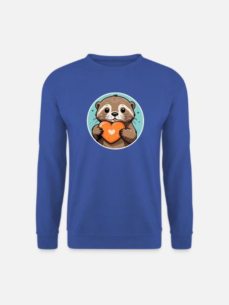 Favorite Pebble Otter - Unisex Pullover - Royalblau