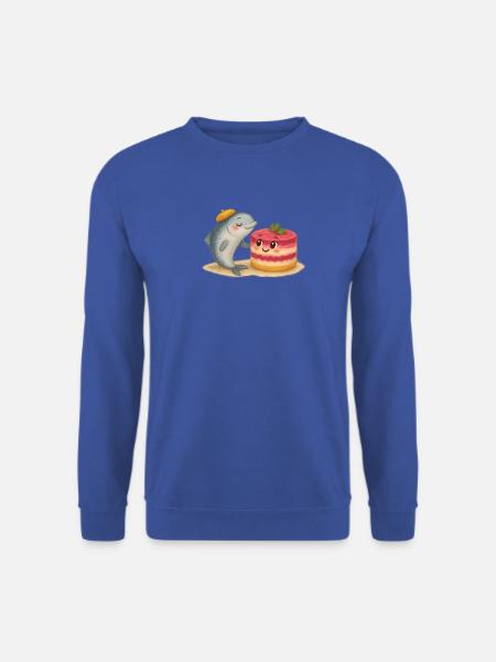 Hering trifft auf Schuba - Unisex Pullover - Royalblau