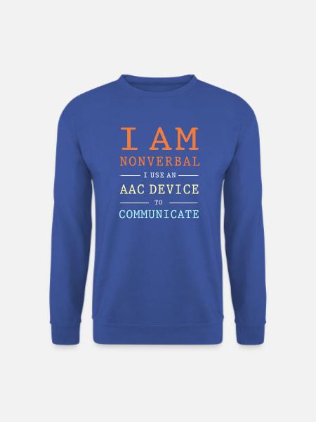AAC Kommunikation SLP Gebärdensprache - Unisex Pullover - Royalblau