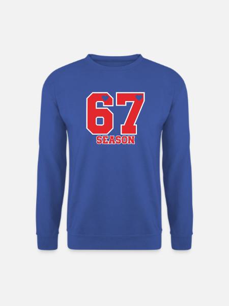 Sechs Sieben Saison Spaß 67 Valentinstag Saison Se - Unisex Pullover - Royalblau