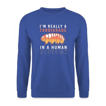Bärtierchen Tardigrades Wasserbär Tardigrade - Unisex Pullover - Royalblau - Vorne - Alina (178cm) & Michal (187cm)