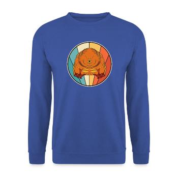 Tardigrade - Unisex Pullover - Royalblau - Vorne - Alina (178cm) & Michal (187cm)
