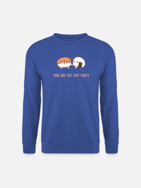 Soy-Mate Sushi Liebesduo soulmate - Unisex Pullover - Royalblau