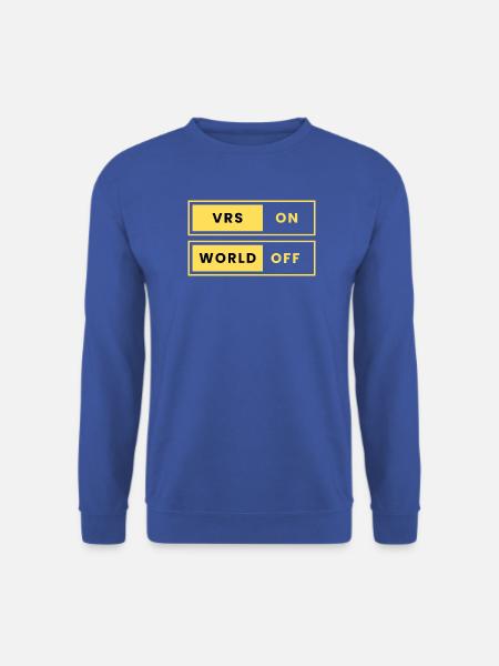 VRS ON World OFF  - Unisex Pullover - Royalblau