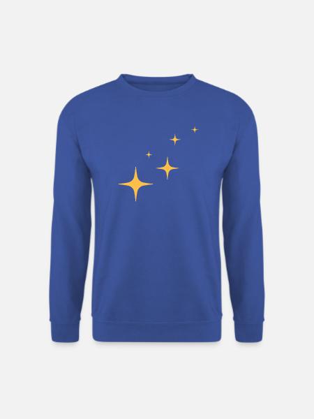 Funkeln - Glitzer - Sterne - Unisex Pullover - Royalblau