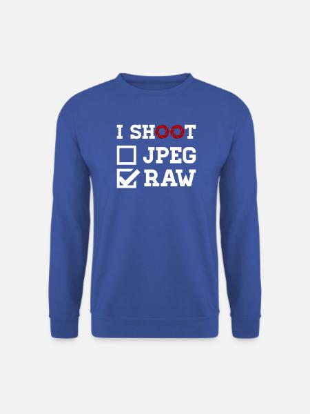 I Shoot – Fotografie Kamera Fotograf - Unisex Pullover - Royalblau