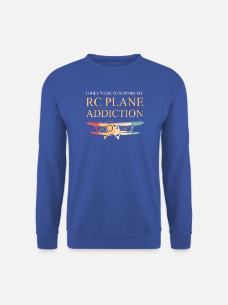 Modellflug Modellflugzeug - Unisex Pullover - Royalblau