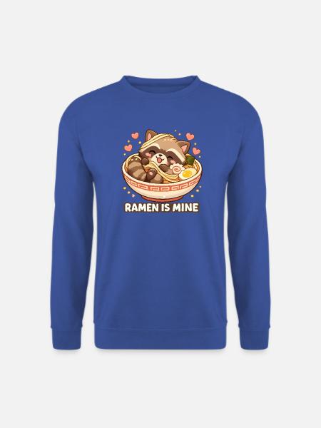 Ramen Waschbär Nudeln - Unisex Pullover - Royalblau