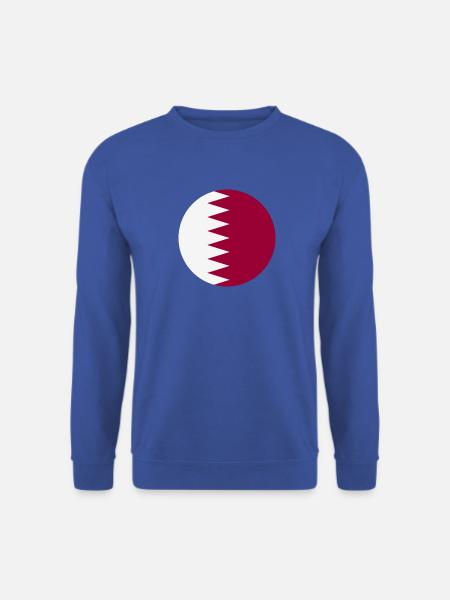 Katar-Rundenflagge - Unisex Pullover - Royalblau