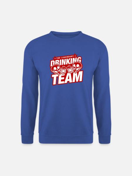 Drinking Team Skelett Bier - Unisex Pullover - Royalblau