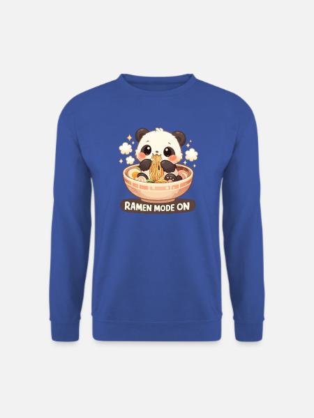 Ramen Panda Modus An - Unisex Pullover - Royalblau