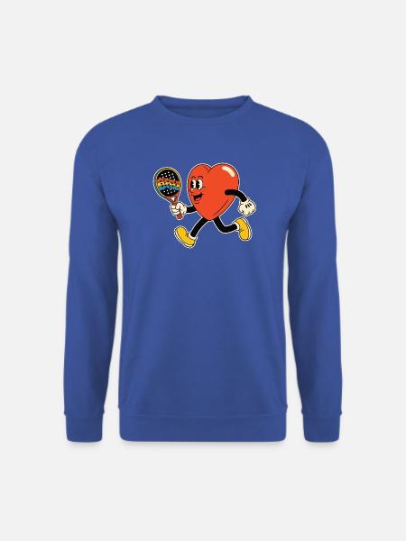 Herz im Paddel - Unisex Pullover - Royalblau