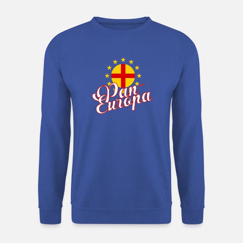 Pan-Europa Retro-Skript - Unisex Pullover - Royalblau