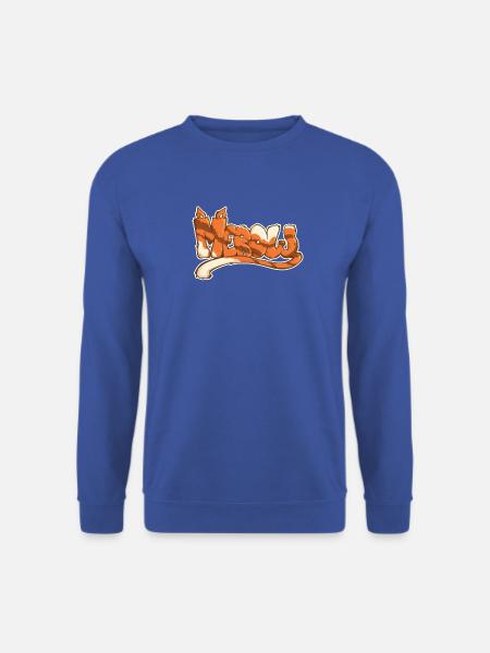 Merow, ein gezogenes Wort - Unisex Pullover - Royalblau