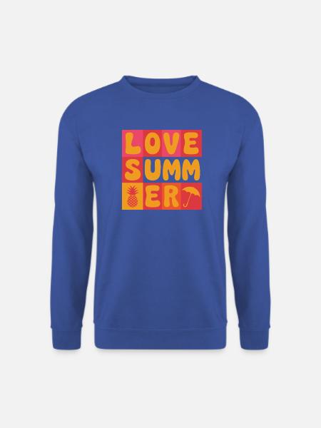 Ich liebe den Sommer - Unisex Pullover - Royalblau