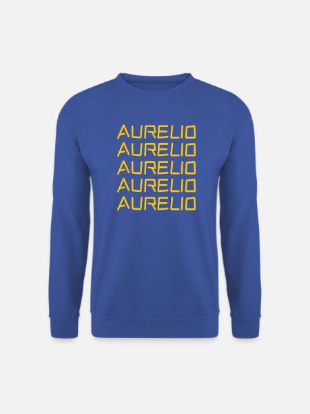 Geschenk für Aurelio - Unisex Pullover - Royalblau