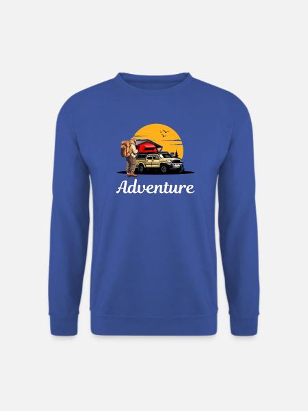 Abenteuerpfad Campingroadtrip - Unisex Pullover - Royalblau
