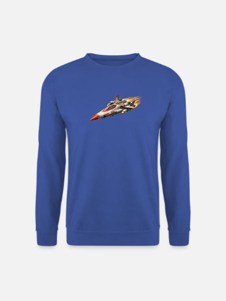 Starfighter / Raumschiff Logo - Unisex Pullover - Royalblau